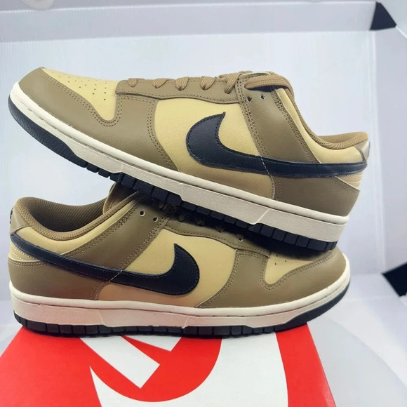 Nike Womens Dunk Low Dark Driftwood Sneaker Low Top Brown Black 11 DD1503-200 - Picture 6 of 8